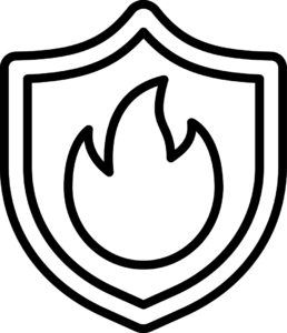 flame retardant icon